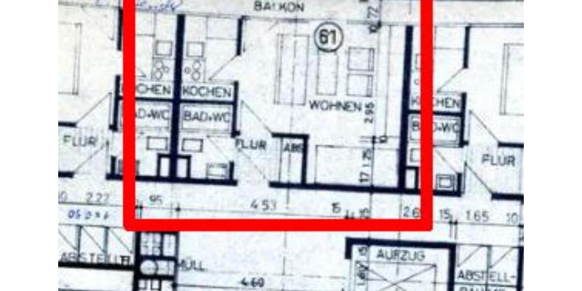 1-Zimmer Wohnung in Ulmer Innenstadt mit Balkon, provisionsfrei 1 zimmer