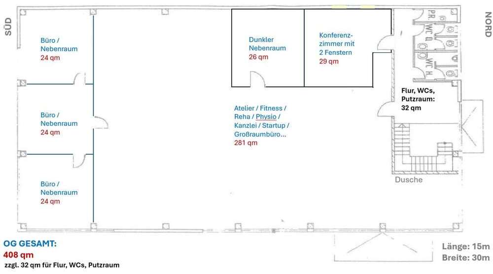 Halle in Buch 2.150 € 440 m²