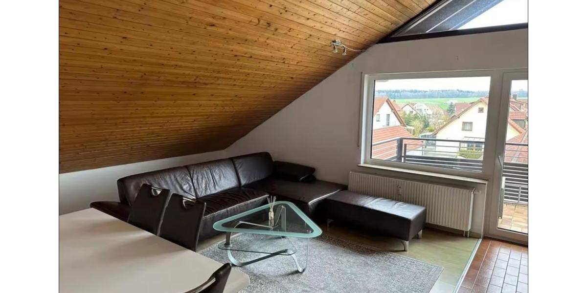 Dachgeschoßwohnung Ulm Donautal - 2 Zimmer, 63 m&sup2;, 999&euro; | Angebot:26375262