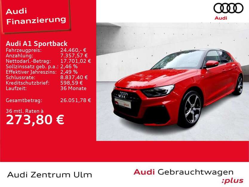 Audi A1 7.091 km 24.460 € Ulm 89073