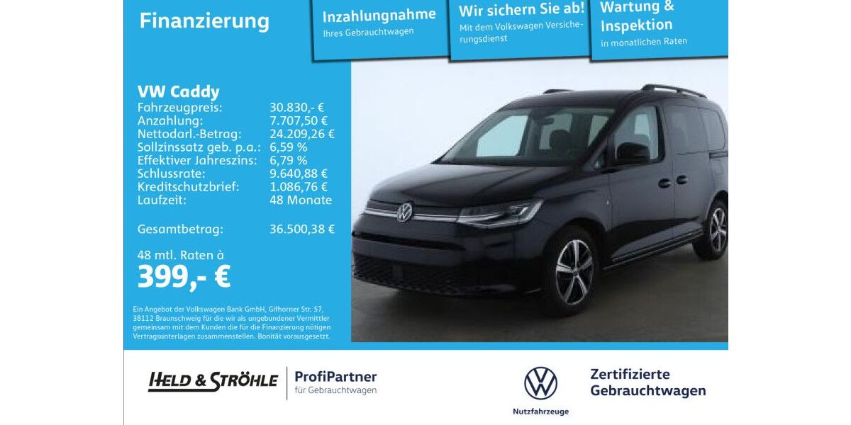 VW Caddy 29.645 km 29.860 &euro; Ulm 89079
