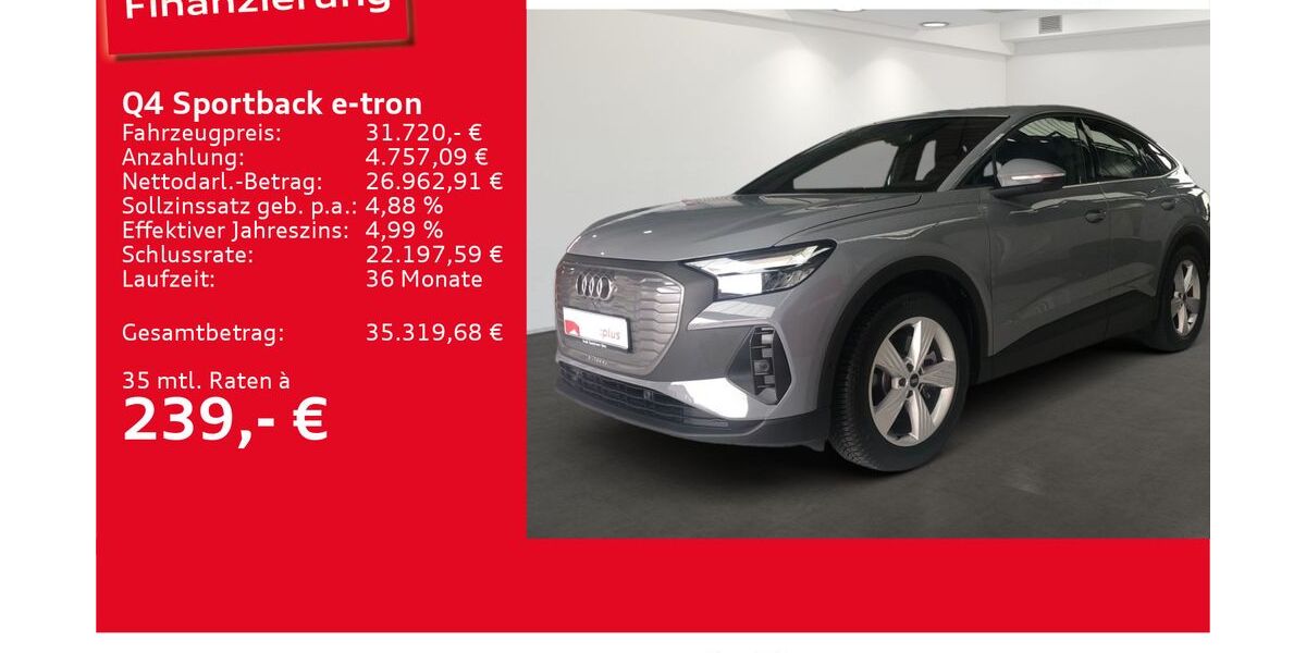 Audi Q4 e-tron 29.998 km 29.320 € Ulm 89073
