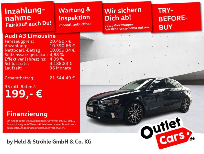 Audi A3 56.182 km 19.420 € Senden 89250