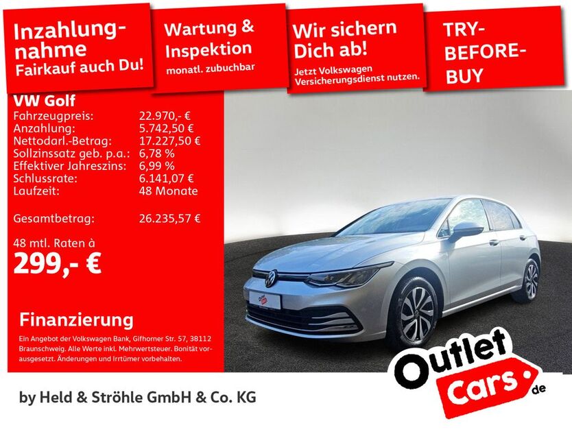 VW Golf 36.804 km 22.970 € Senden 89250
