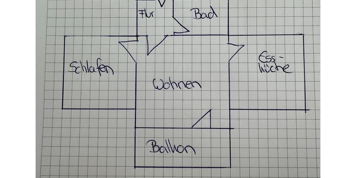 Helle 2,5 Zimmer Wohnung, 60qm mit Balkon in Langenau-OT 2 zimmer