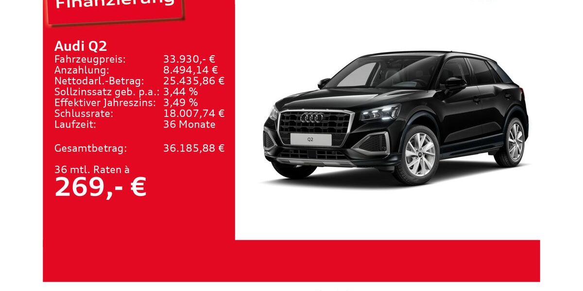 Audi Q2 5.493 km 33.930 &euro; Ulm 89073