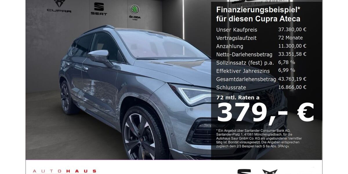 Cupra Ateca 24.380 km 36.980 &euro; Ulm 89077