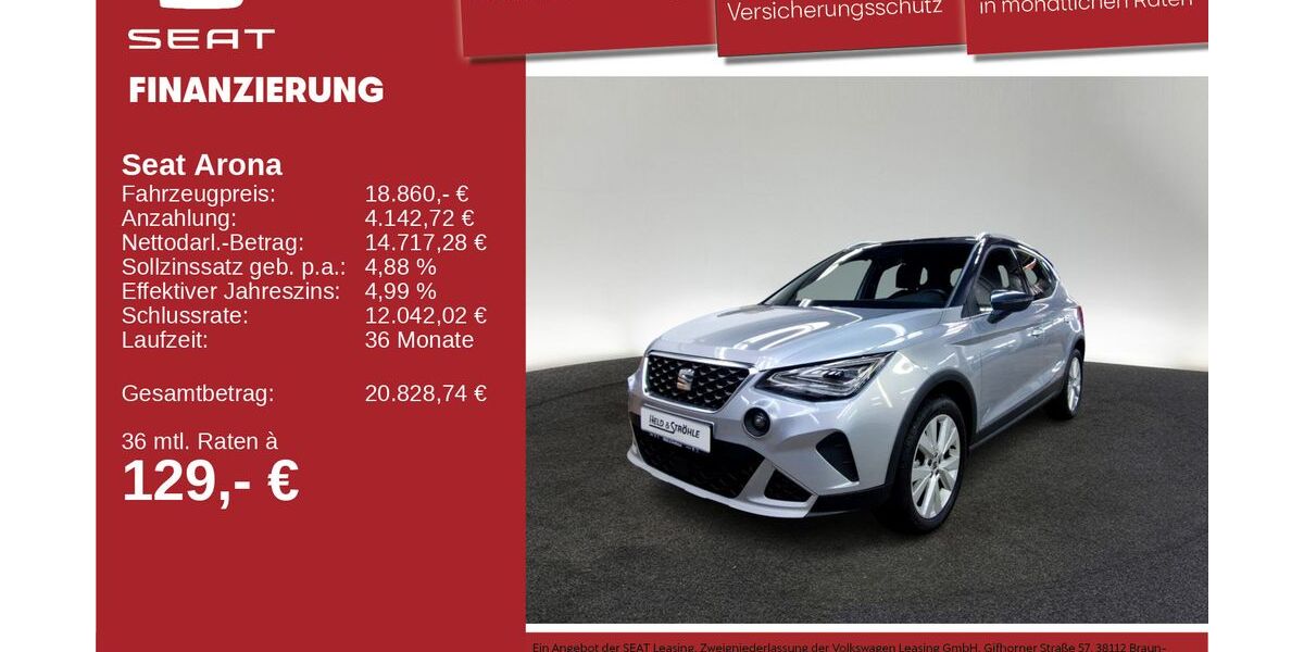 Seat Arona 15.750 km 18.860 &euro; Neu-Ulm 89231