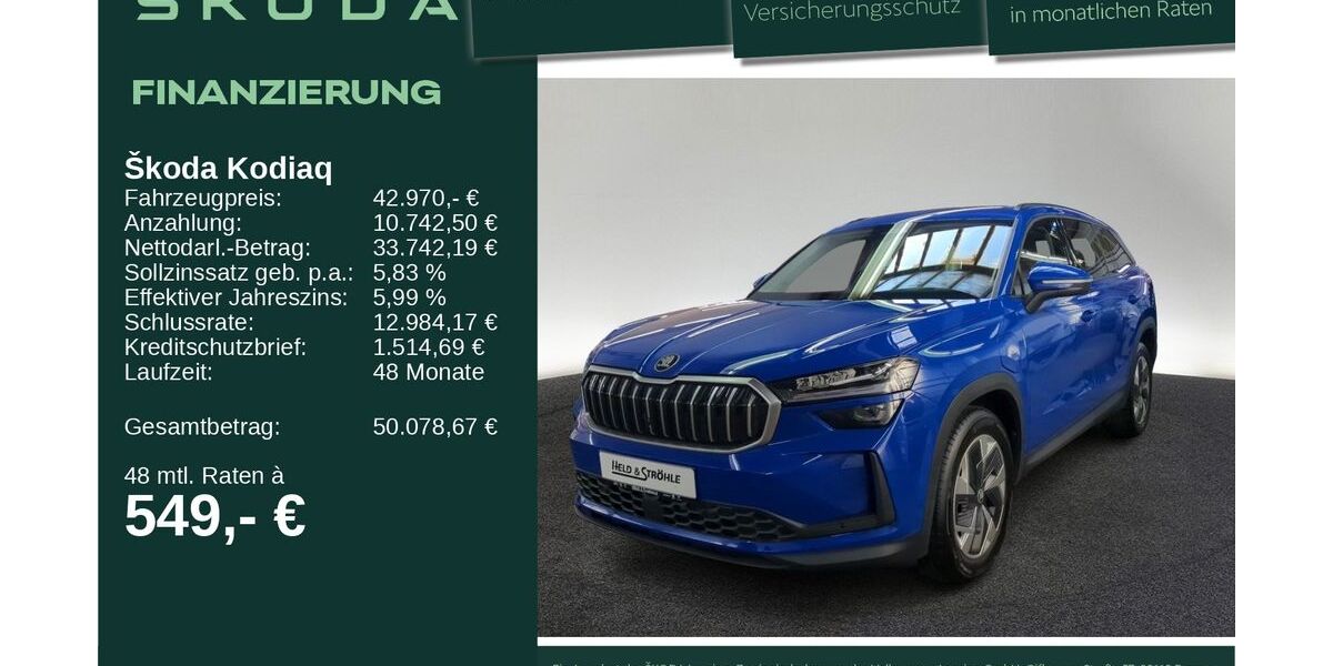 Skoda Kodiaq 30.979 km 42.460 &euro; Neu-Ulm 89231