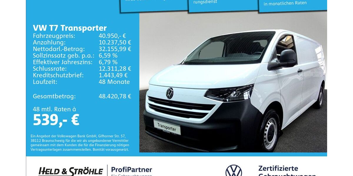 VW T7 Transporter 4.001 km 39.450 &euro; Ulm 89079