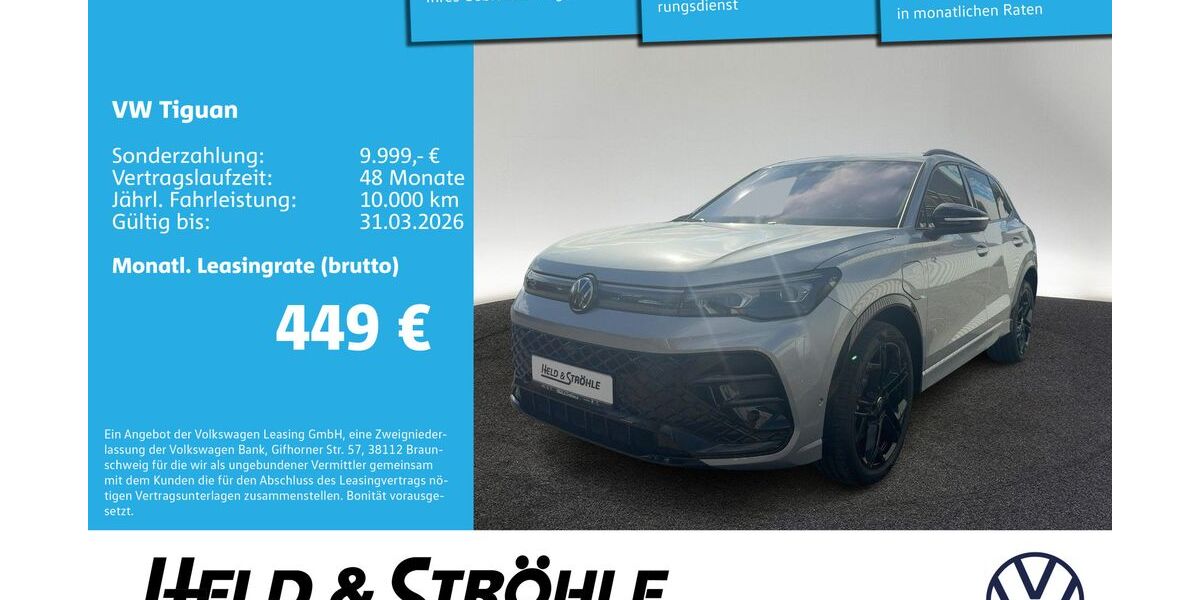 VW Tiguan 3.500 km 59.590 &euro; Neu-Ulm 89231