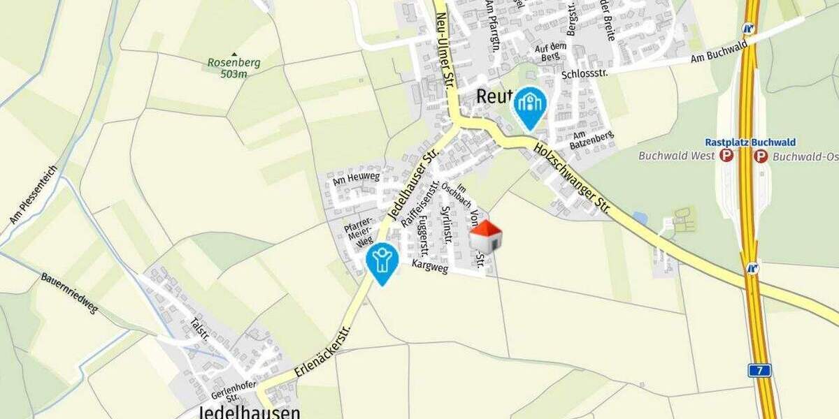 Doppelhaushälfte Neu-Ulm / Reutti Reutti - 5 Zimmer, 145 m&sup2;, 545.000&euro; | Angebot:25770527