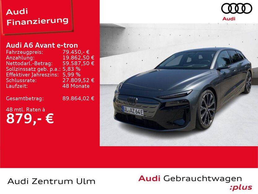 Audi A6 e-tron 12.001 km 79.450 € Ulm 89073