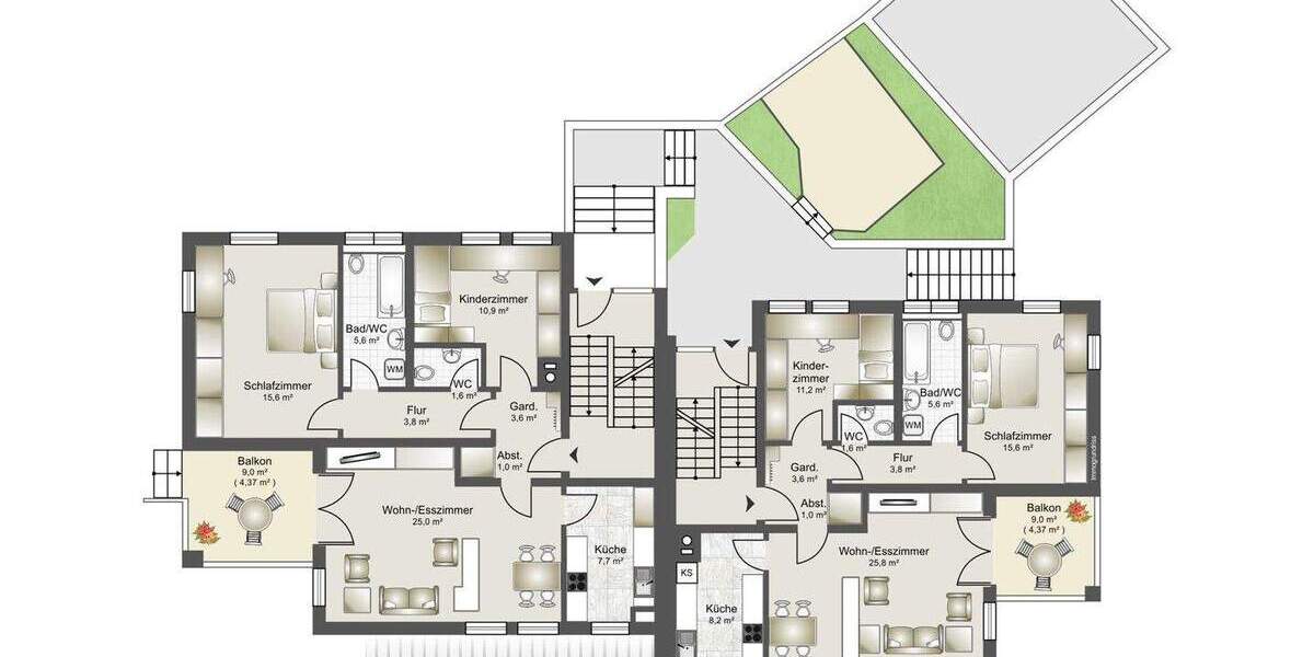 Mehrfamilienhaus, Wohnhaus Elchingen / Thalfingen Thalfingen - 1 Zimmer, 406 m&sup2;, 1.456.000&euro; | Angebot:24711009