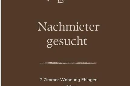 Wohnung Ehingen (Donau) - 2 Zimmer, 70 m&sup2;, 780&euro; | Angebot:25181049