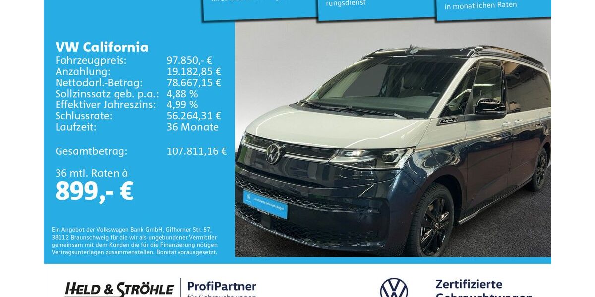 VW T7 California 9.998 km 87.950 &euro; Ulm 89079