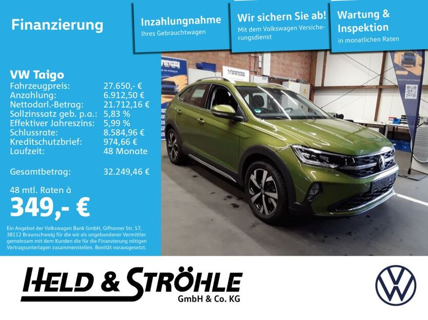 VW Taigo 7.471 km 27.650 € Neu-Ulm 89231
