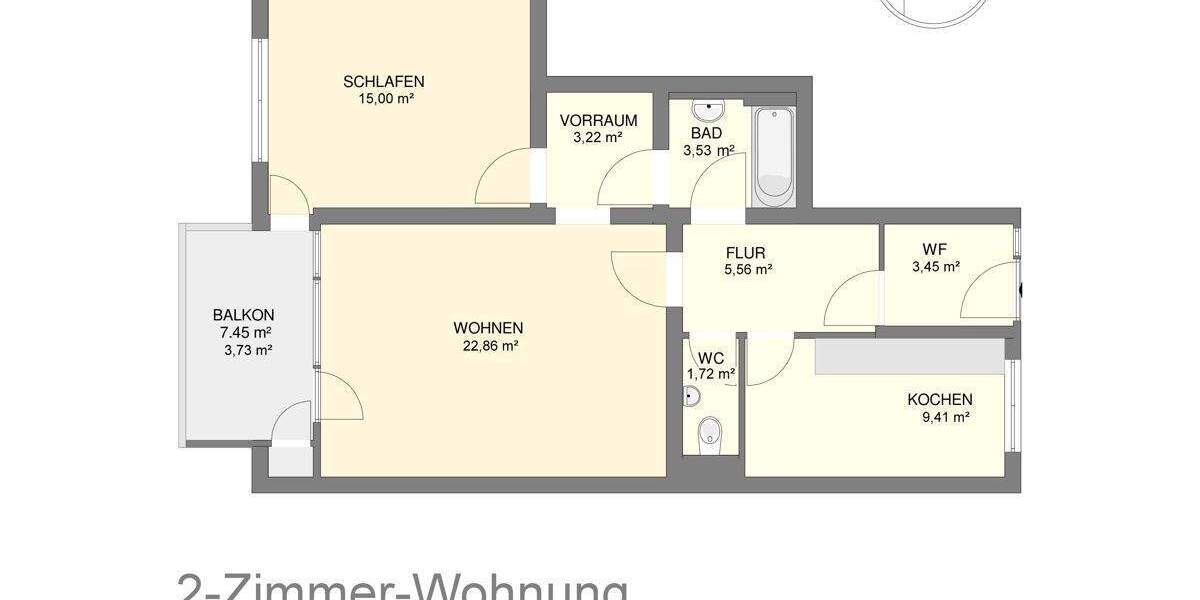 Etagenwohnung Senden - 2 Zimmer, 68 m&sup2;, 155.000&euro; | Angebot:24749256