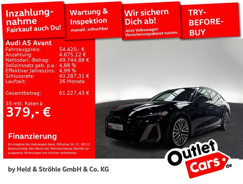 Audi A5 22.650 km 54.420 € Senden 89250