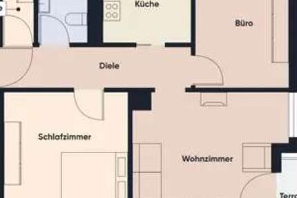 3-Zimmer EG Wohnung mit Küche , Garage und Terrasse 3 zimmer