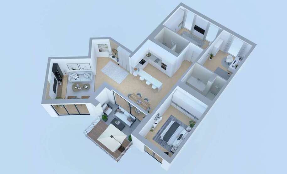Wohnung zum Kaufen in Blaustein 748.500 € 124.77 m²