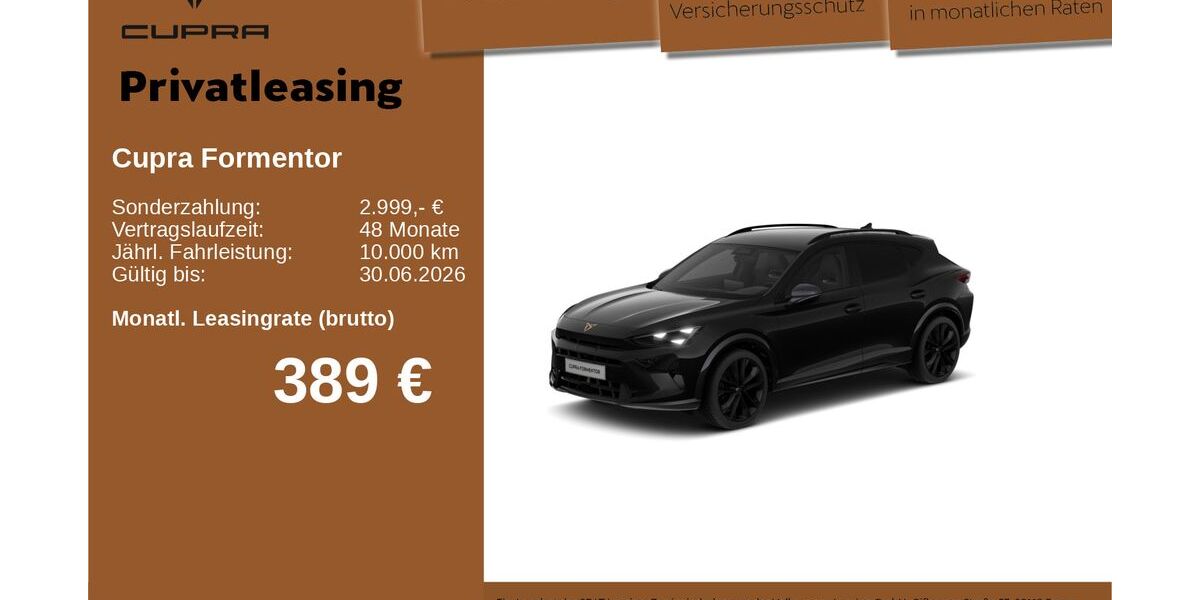 Cupra Formentor 8.351 km 44.800 &euro; Neu-Ulm 89231