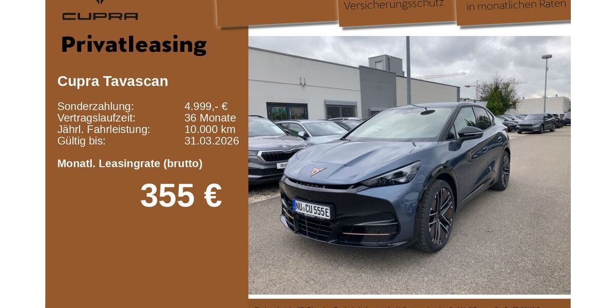Cupra Tavascan 7.001 km 48.450 &euro; Neu-Ulm 89231