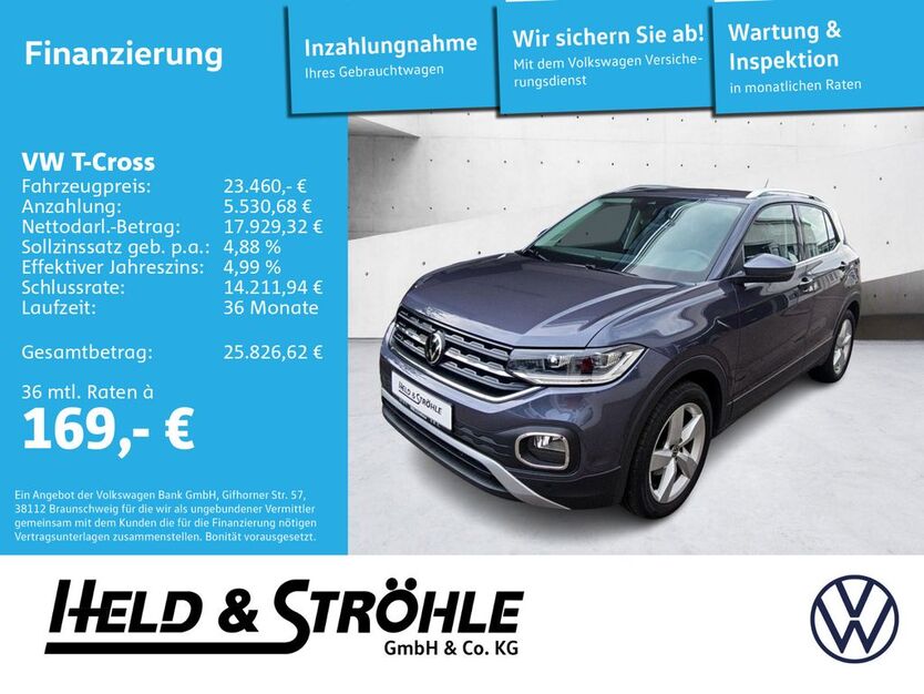 VW T-Cross 38.740 km 22.390 € Neu-Ulm 89231