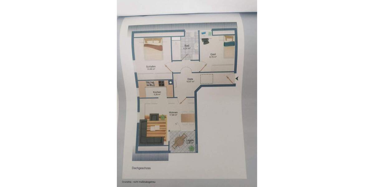 Etagenwohnung Laupheim Untersulmetingen - 3 Zimmer, 58 m&sup2;, 199.500&euro; | Angebot:25666059
