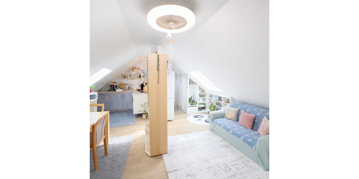 helle 1,5 Zimmer Dachgeschosswohnung für Kapitalanleger - Dachgeschoßwohnung Ulm / Gögglingen Gögglingen | Angebot:26745116
