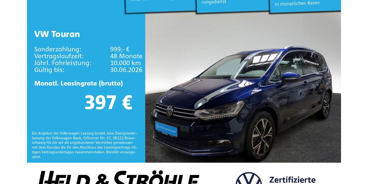VW Touran 3.403 km 41.530 &euro; Neu-Ulm 89231