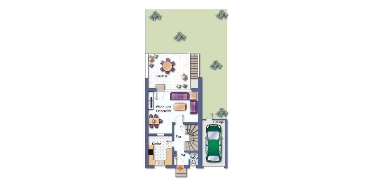 Reihenendhaus Weißenhorn - 5 Zimmer, 104 m&sup2;, 330.000&euro; | Angebot:26656914