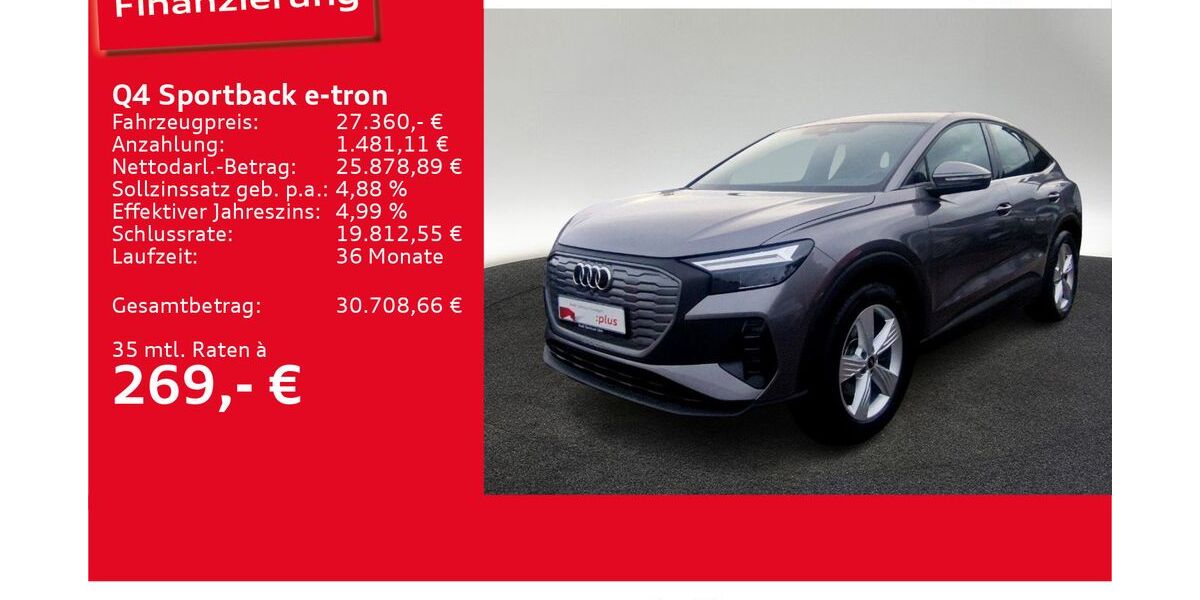 Audi Q4 e-tron 39.136 km 22.920 € Ulm 89073