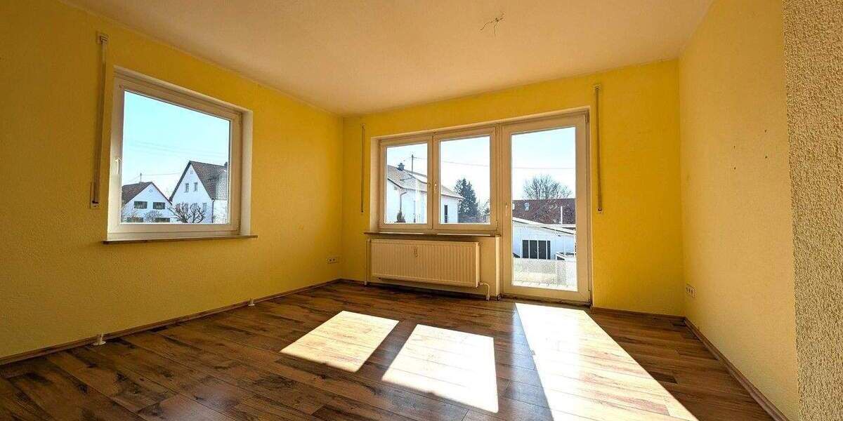 Etagenwohnung Bibertal Kissendorf - 3 Zimmer, 78 m&sup2;, 199.000&euro; | Angebot:24647988