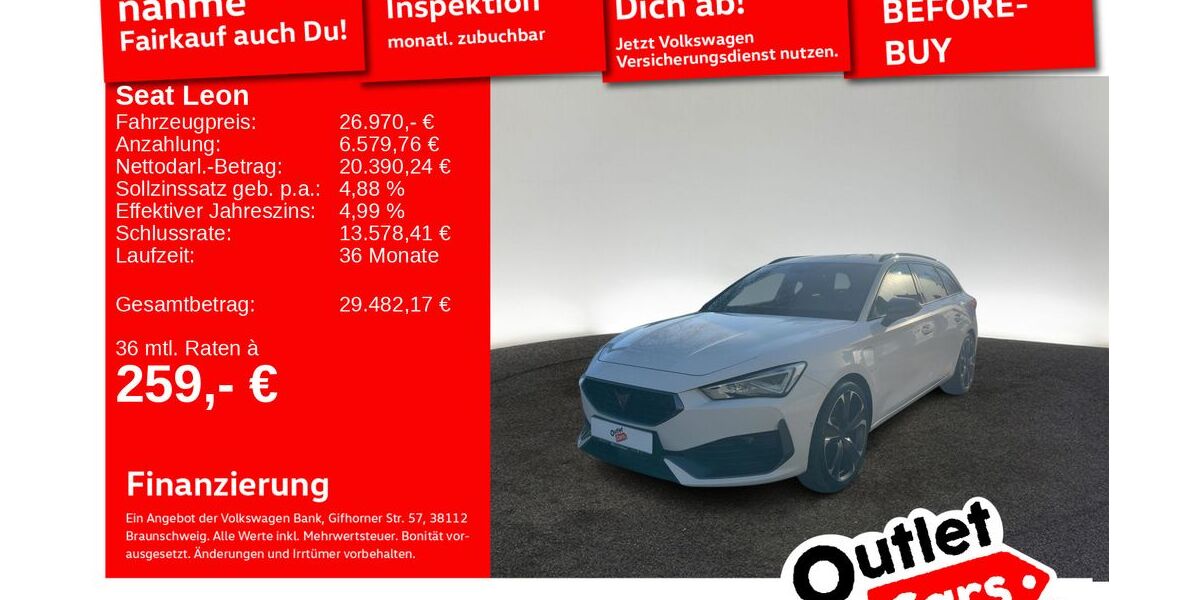 Seat Leon 29.086 km 26.970 &euro; Senden 89250