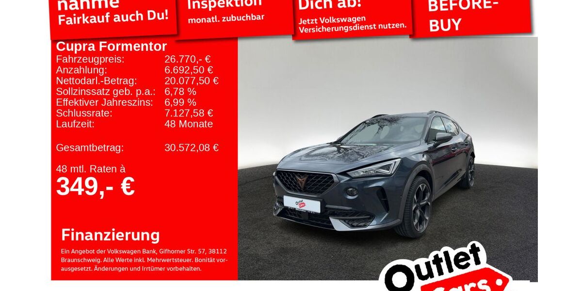 Cupra Formentor 12.305 km 26.770 &euro; Senden 89250