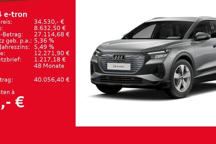 Audi Q4 e-tron 17.782 km 33.920 &euro; Ulm 89073