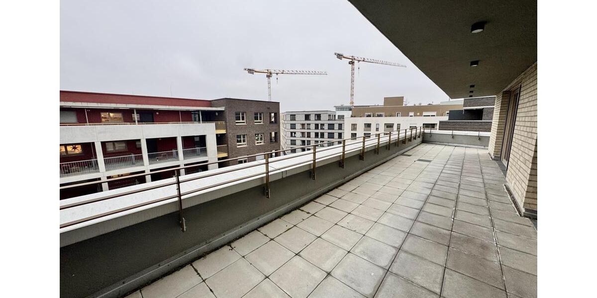 Moderne Penthousewohnung mit Münsterblick und große Terasse und TG-Stellplatz zu vermieten! 3 zimmer