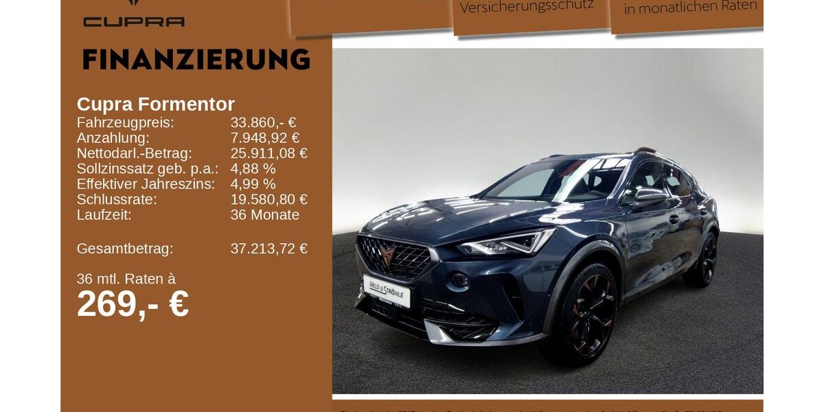 Cupra Formentor 28.176 km 33.860 &euro; Neu-Ulm 89231