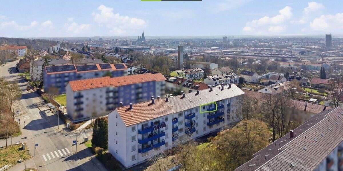 Etagenwohnung Ulm Eselsberg - 3 Zimmer, 68 m&sup2;, 275.000&euro; | Angebot:25938752
