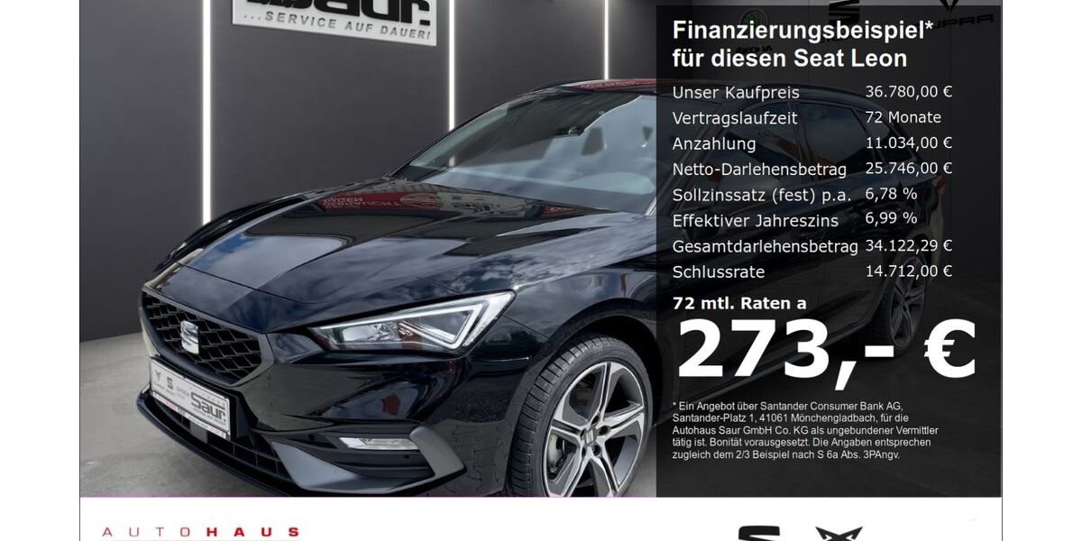 Seat Leon 10.000 km 36.780 € Ulm 89077