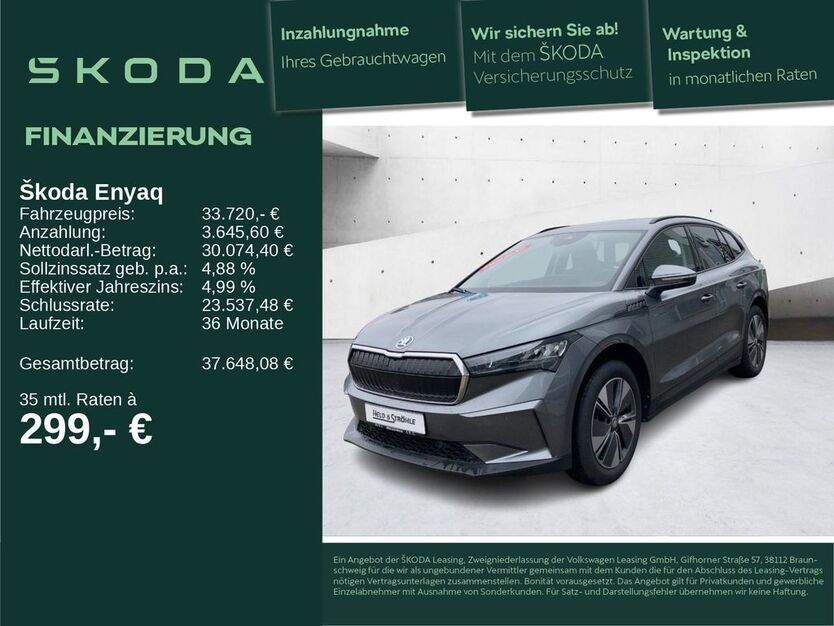 Skoda Enyaq 8.022 km 31.620 € Neu-Ulm 89231