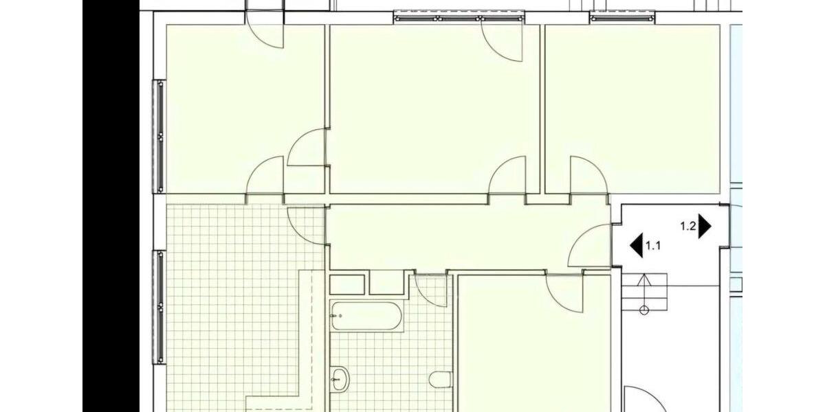 Etagenwohnung Ulm Donautal - 4 Zimmer, 95 m&sup2;, 1.470&euro; | Angebot:26258571