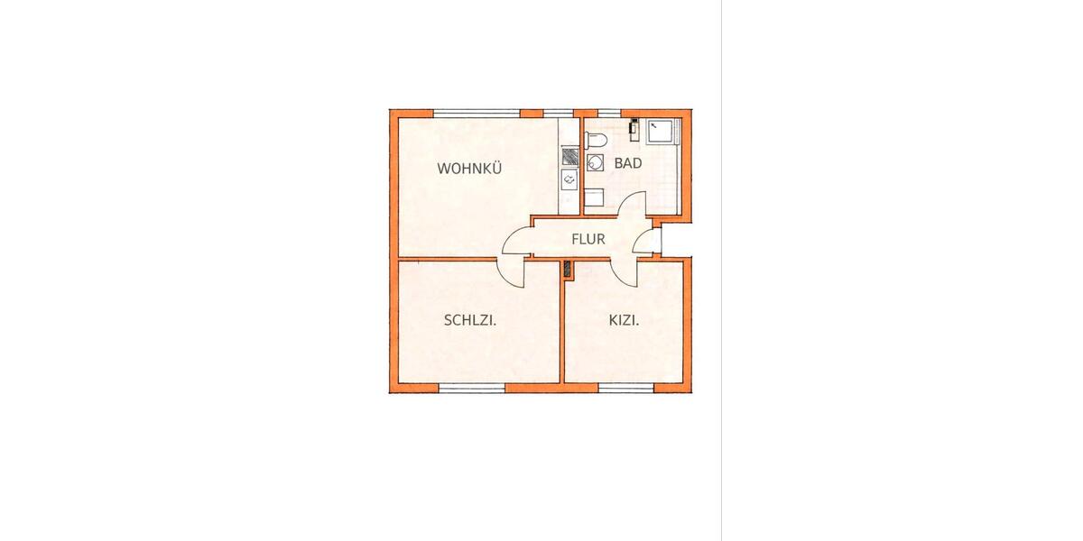 Etagenwohnung Weißenhorn - 2 Zimmer, 55 m&sup2;, 189.000&euro; | Angebot:26228342