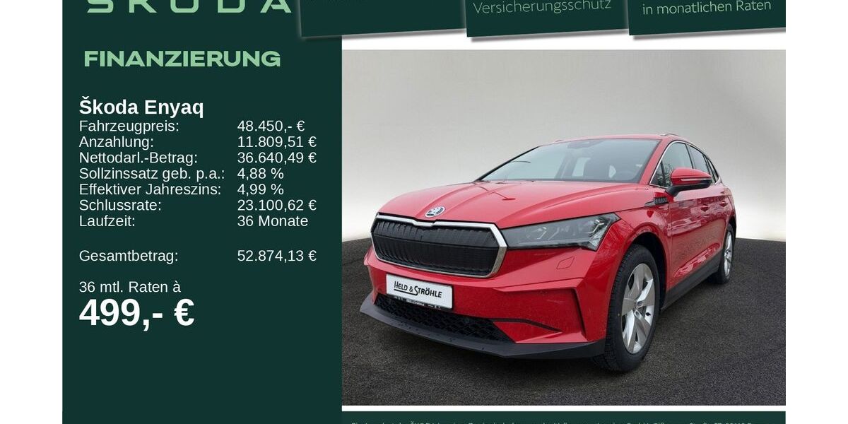 Skoda Enyaq 6.001 km 45.450 &euro; Neu-Ulm 89231