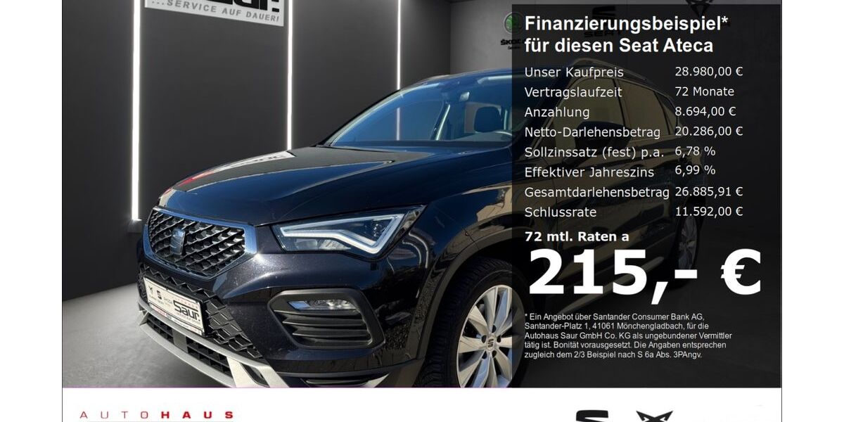 Seat Ateca 42.100 km 28.980 € Ulm 89077