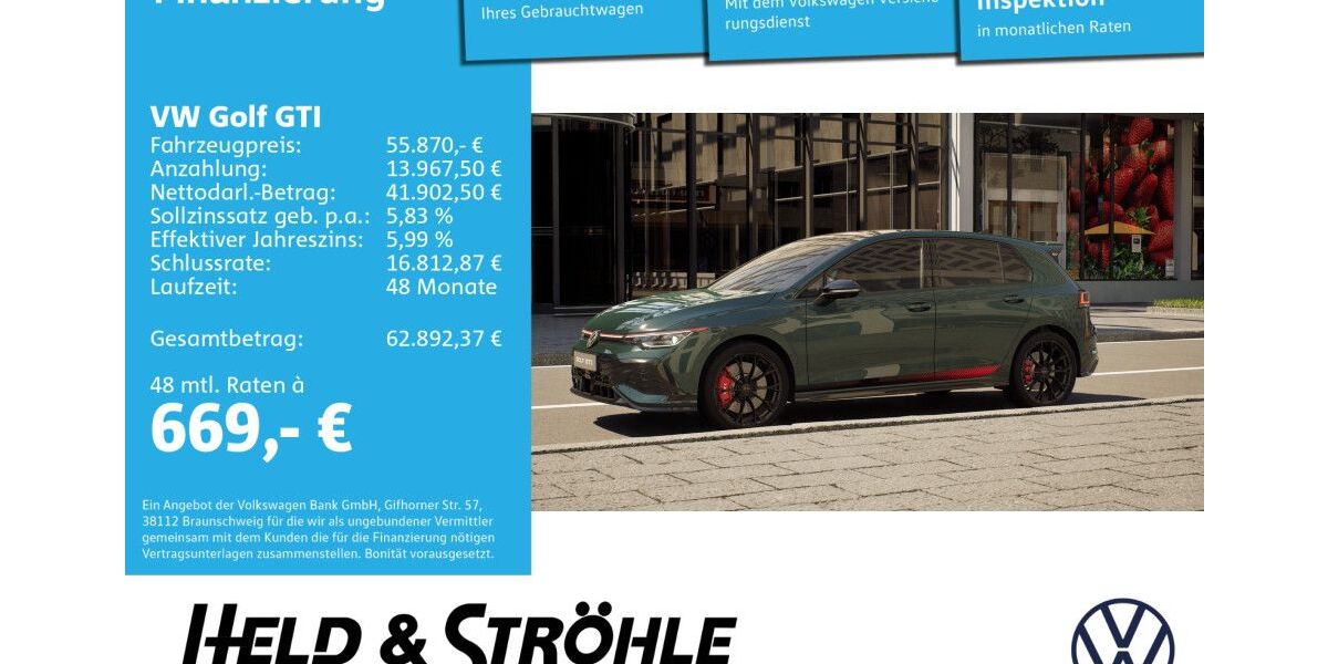 VW Golf 3.001 km 54.250 &euro; Neu-Ulm 89231
