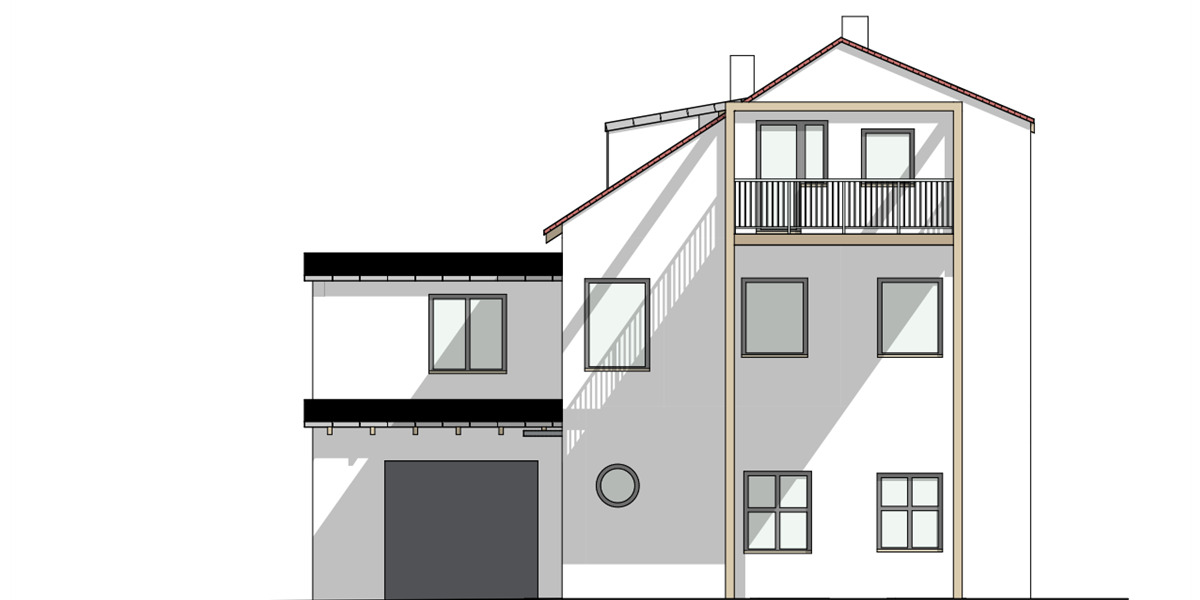 Wohn-und Geschäftshaus in zentraler aber ruhiger Lage der Neu-Ulmer Innenstadt 1 zimmer