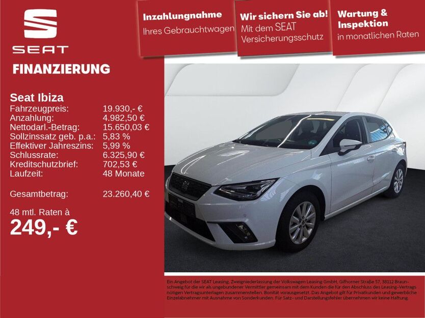 Seat Ibiza 24.358 km 19.930 € Neu-Ulm 89231