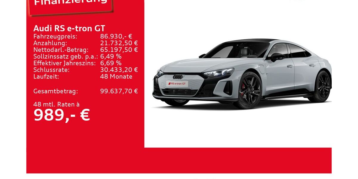 Audi RS e-tron GT 14.929 km 86.930 &euro; Ulm 89073
